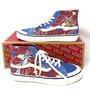 VANS Sk8-Hi 138 Decon Blue Beige Men’s Suede VN0A4BX2B6R Size Sneakers Canvas